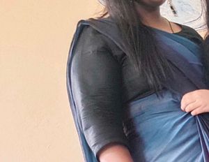 Classic Black Blouse - Size XXL [44]