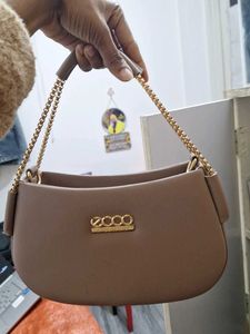 Elegant Women Hand Purse + Cozy Off-White Woolen W