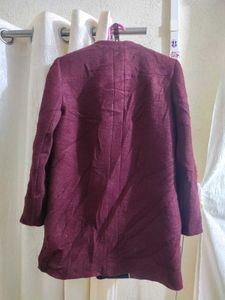 Burgundy Coat
