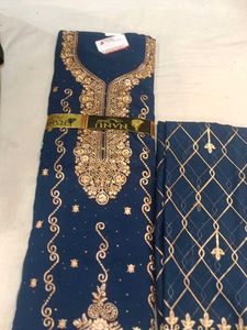 Elegant Embroidered dress material