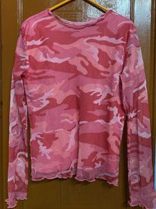 Beautiful Pink Chitah Design Top