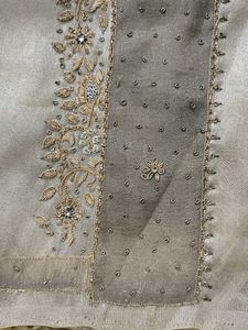 Vintage Tissue Zardosi Work Saree