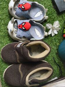 Kids' Shoes Bundle: Sandals & Brown Shoe
