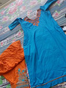Organe Kurta Set With Salwar