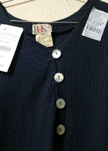Button-Down Knit Top