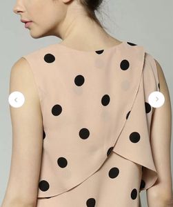 Polka Dot Sleeveless Top