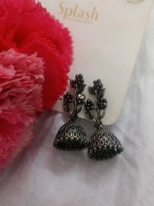 Floral Jhumka Earrings
