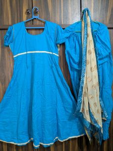 Unique Blue Kurta Set