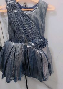 Cute Purple Ruffled Dress