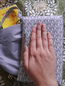 Classy MK Print Blue Sling Bag
