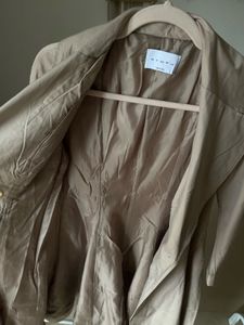 NYMPH Light Beige Maxi Trench Dress