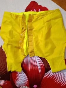 Indo western elegant Yellow dress