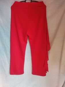 Red Ruffle Coord Set