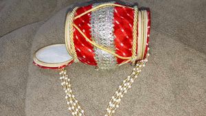 Handcrafted Drum-Shaped Wedding Pouches