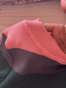 Striped Ribbed Knit Top