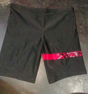 Unisex Black cycling Shorts With Tag