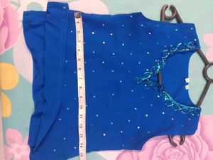 Georgette 30 Chest Top Palazzo And Dupatta