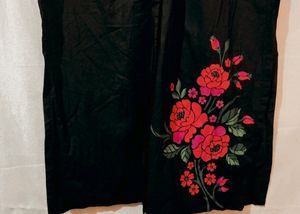 Black Floral Kurti🖤Eid Sale💫