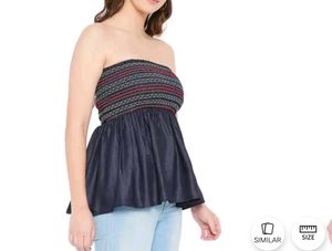Ruhaan&#39;S Embroidered Tube Top 💃✨