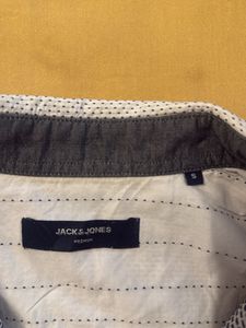 JACK AND JONES Men&#39;s Patterned Casual Shirt