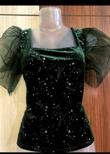 Vintage Shiny Partywear Top✨
