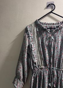 Floral Print Midi Dress