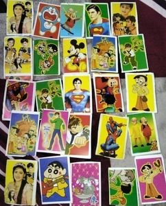 30 Cartoon Child Playing Awesome Cards