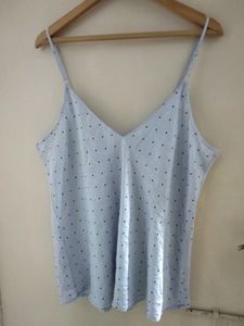Blue Polka Dot Cami