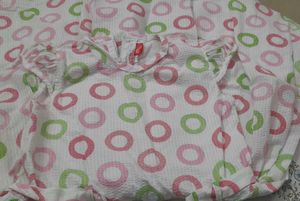 White Frock Crape Cotton Cloth For Age 6 To 8