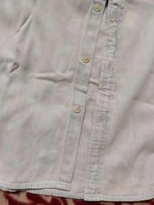 Light Wash Denim Button-Down