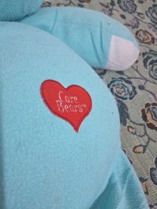 Bedtime Bear Plush Jumbo Pillow Blue Moon Star