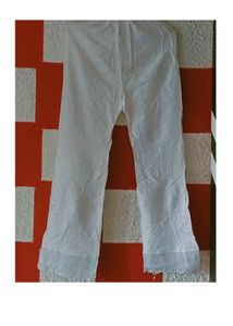 New White  Chickenkari Palazzo