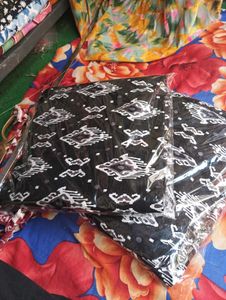 Pure Cotton Full Suite With Dupatta Black