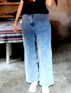 Wide Leg High Waist Jeans