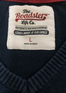 Striped V-Neck Sweater