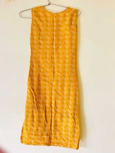 Yellow Floral Kurta