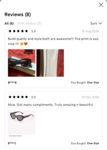 Cat Eye Shape Sunglasses