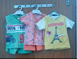 Baby Clothes Set Of 3 For Bab Boys