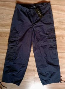 Women loose fit casual trousers
