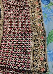 Pink Embroidered Lehenga Chunni♥️🌹