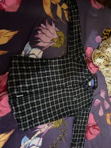 U.S Polo Checked Black And White