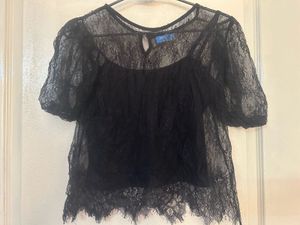 Black Lace Top