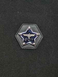 boy London Black Hoodie with Stripes