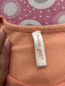 Peach Bodycon Dress