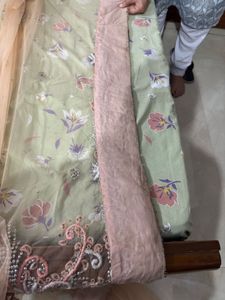 Women Heavy Stonework Saree
