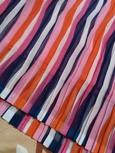 A Line Frock With Plazzo