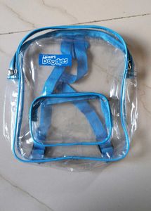 Luxor Doodles Clear Backpack