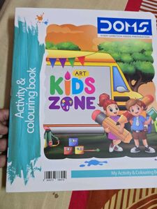 DOMS Kids Zone Activity & Colouring Book