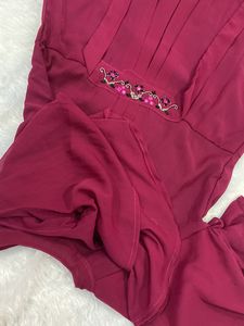 Short Quarter Sleeves One Piece