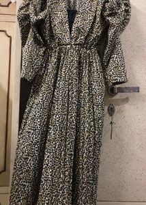 Animal Print Midi Dress